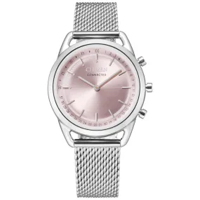 Citizen Women's Smartwatch - Connected Pink Dial Silver Bracelet | HX0000-59X