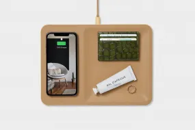 Courant Catch 3 Wireless Leather Charger in Cortado