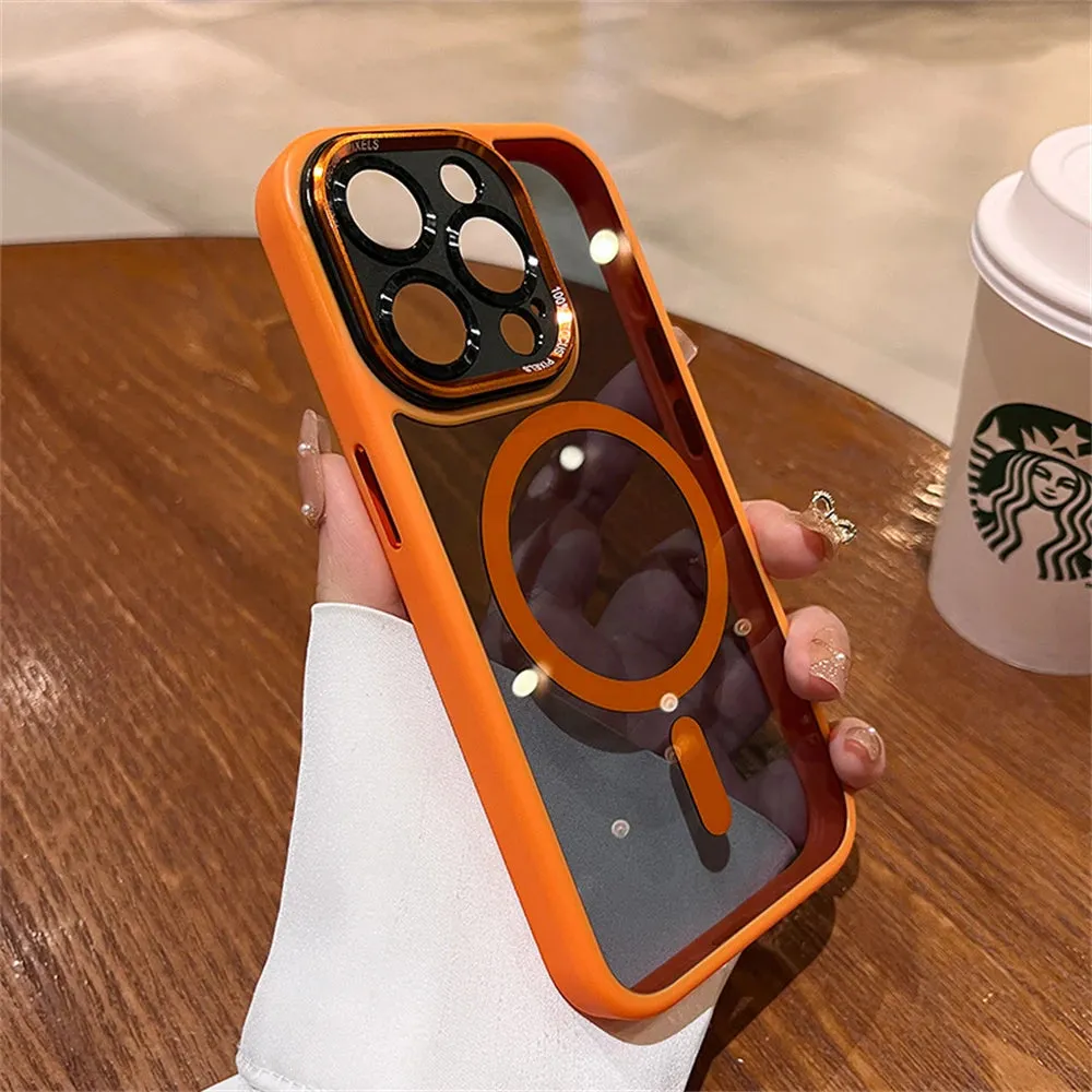 Cute Phone Cases For iPhone 16, 15, 14, 13, and 12 Pro Max - Transparent Shockproof Cover - TSP416