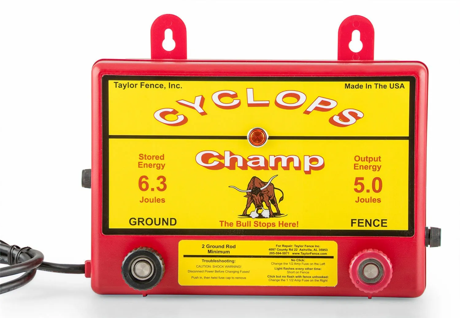 Cyclops Champ 5 Joule AC Fence Charger