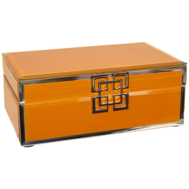 Decorative Orange Box (20 cm)