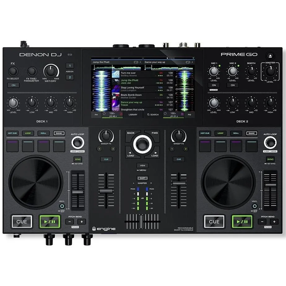 Denon PRIMEGO Smart DJ Console & DJC-B1 Soft Case Bundle