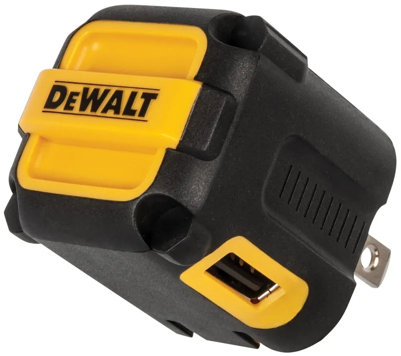 DeWALT 131 0849 DW2 USB Charger, 2.4 A Charge, Black :EA: QUANTITY: 1