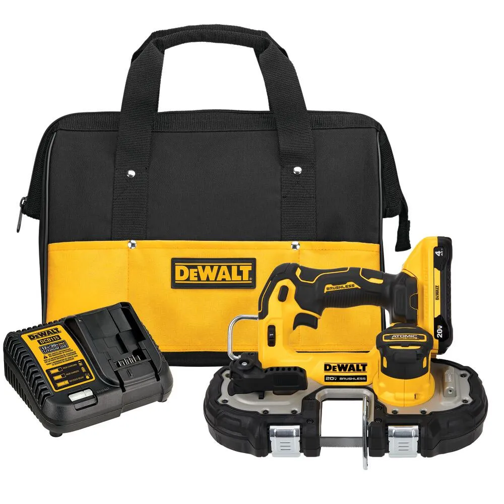 DEWALT DCS377Q1 ATOMIC 20V MAX* Brushless Cordless 1-3/4 in. Compact Bandsaw Kit