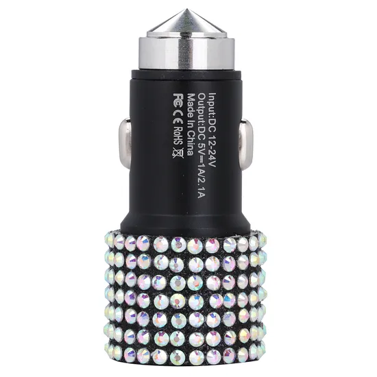 DIAMOND DUAL USB CAR CHARGER