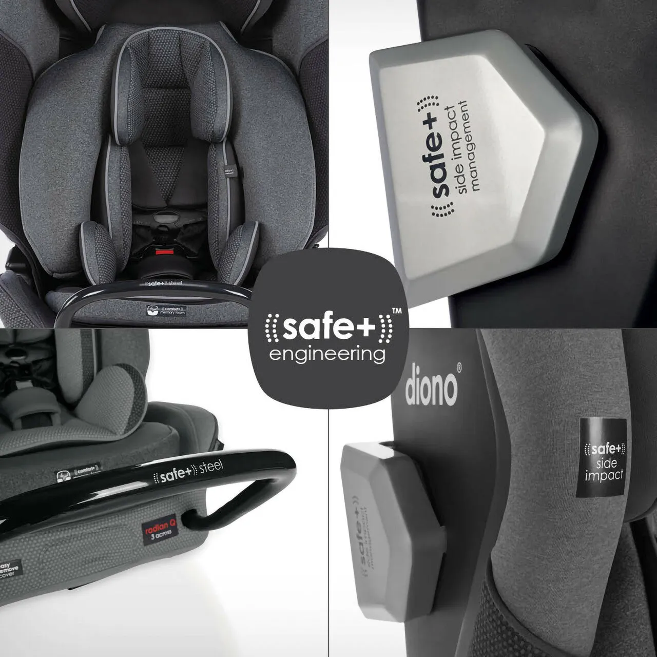 Diono Radian 3QXT SafePlus Convertible Car Seat