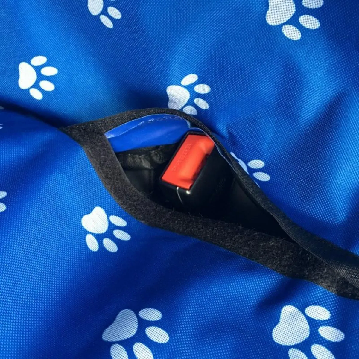 Dog Waterproof Car Seat Cover With Paw Prints