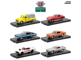 Drivers 6 Cars Set Release 46 In Blister Packs 1/64 Diecast Model Cars