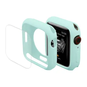 ENKAY Apple Watch (41mm) TPU cover with screen protector - Baby Blue