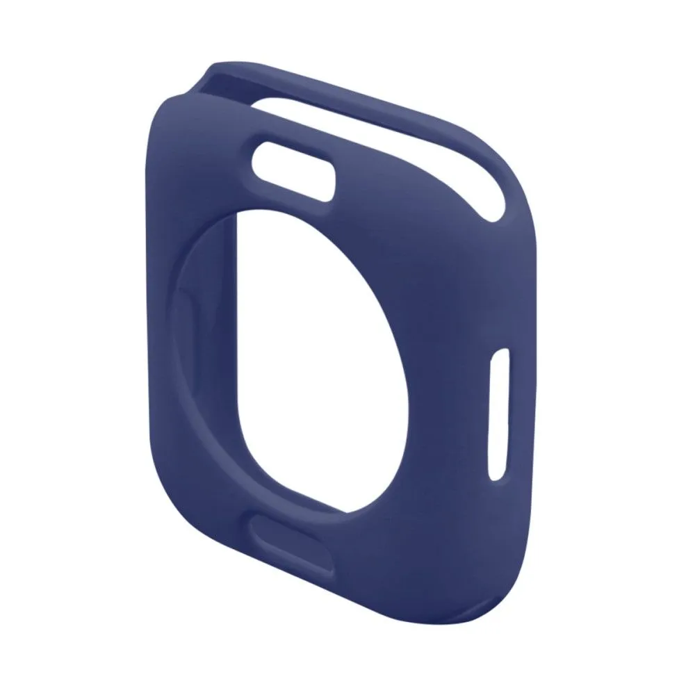 ENKAY Apple Watch (45mm) TPU cover with screen protector - Dark Blue