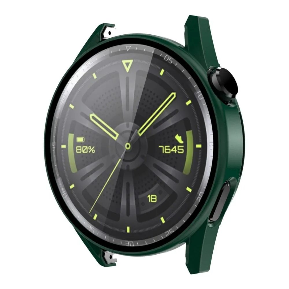 ENKAY Huawei Watch GT 3 (46mm) matte cover   9H tempered glass - Blackish Green