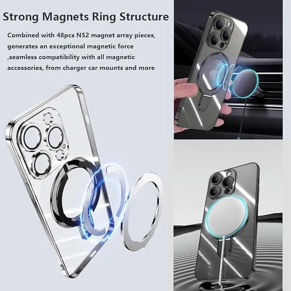 Entronix Apple iPhone 16 Pro [Magnetic-Compatible] Case - Shiny Ring,