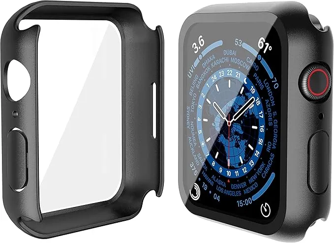 Entronix Apple Watch Series 6/5/4/SE, 40mm Case - Built-In Screen Protector,