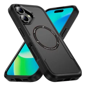 Entronix Heavy Duty Magnetic Case designed for Apple iPhone 16, Protection Shockproof Dropproof Dustproof Anti-Scratch Magnetic Case Cover