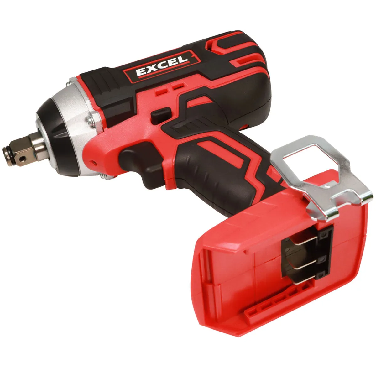 Excel 18V Cordless Impact Wrench 1/2" with 1 x 4.0Ah Battery Charger & Bag EXL10061