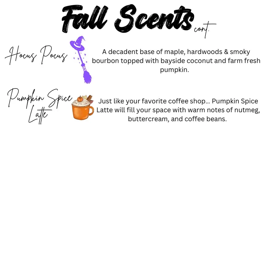 Fall Scent Car Diffusers | 18 Scents