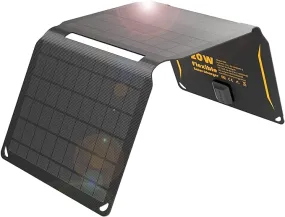 FlexSolar® E20 Portable Solar Phone Charger | 20W