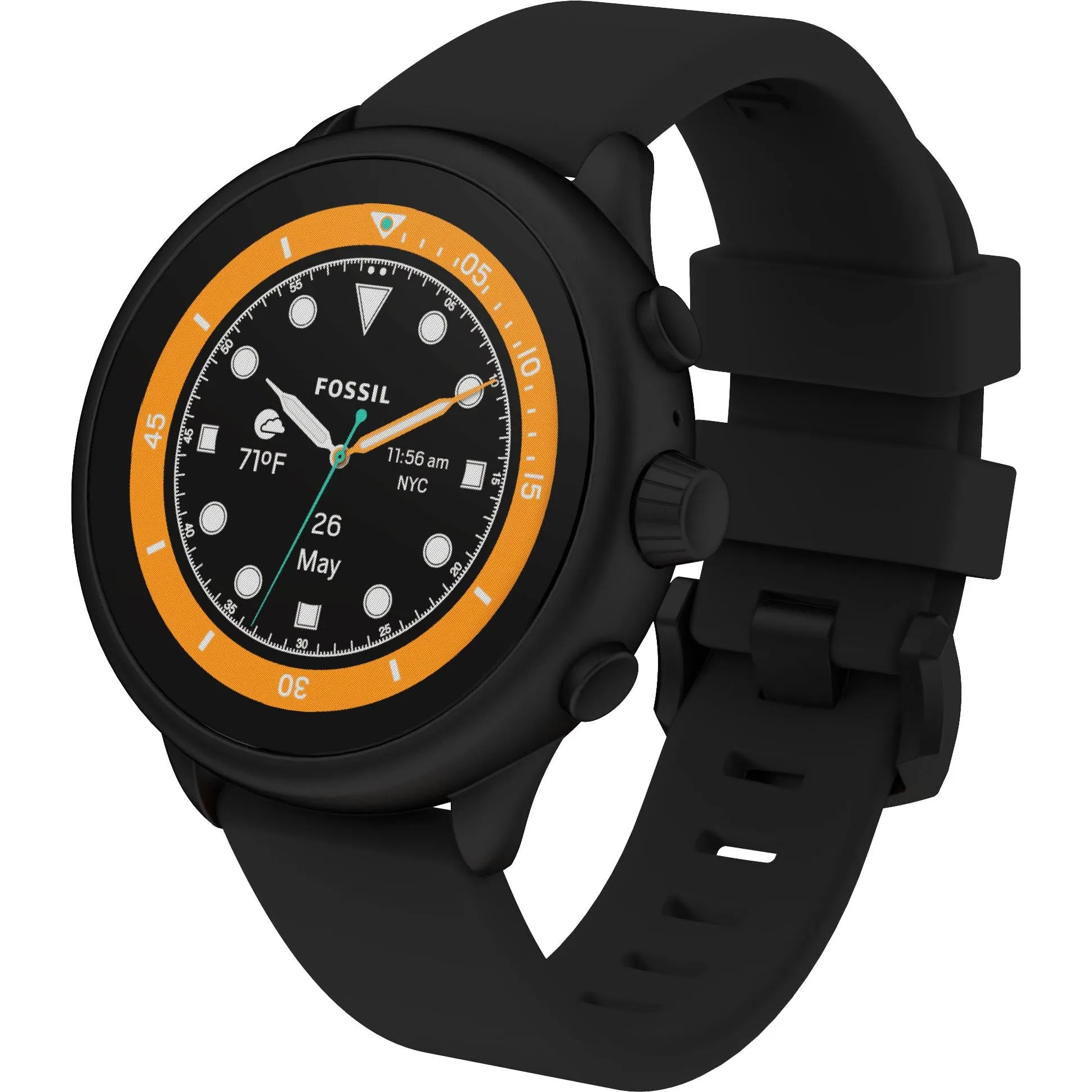 Fossil Gen 6 Smartwatch Wellness Edition Set (Orange/Black)