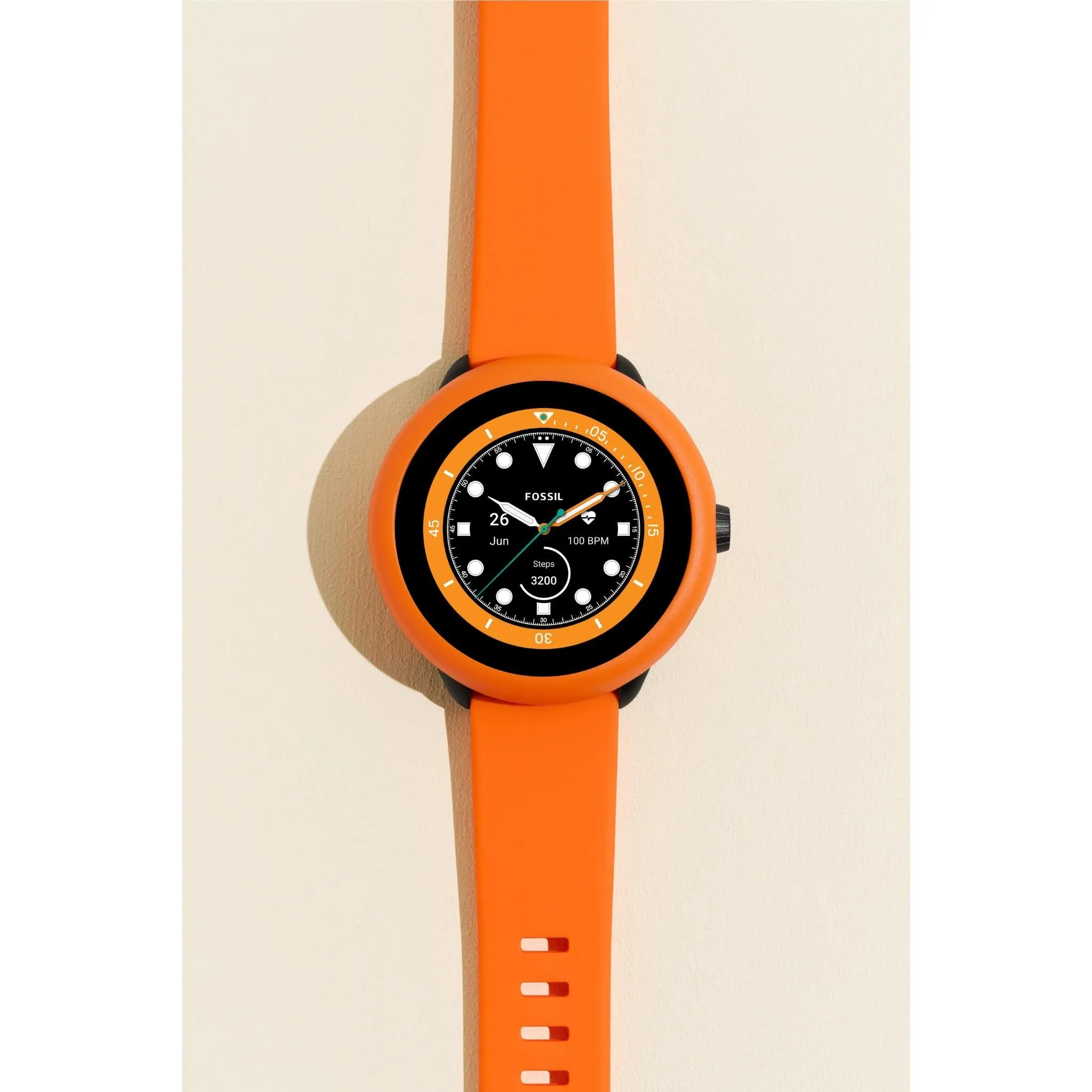 Fossil Gen 6 Smartwatch Wellness Edition Set (Orange/Black)