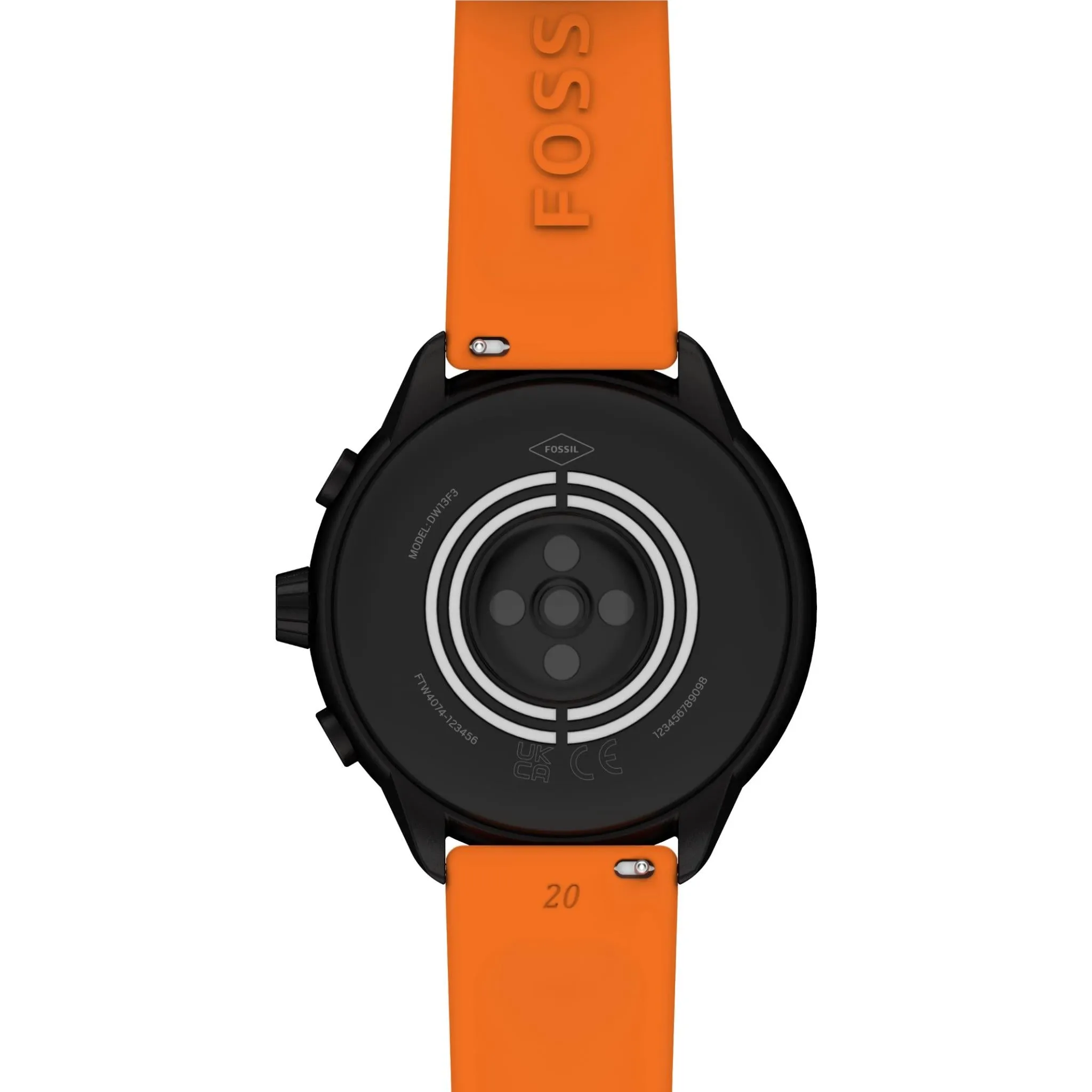 Fossil Gen 6 Smartwatch Wellness Edition Set (Orange/Black)