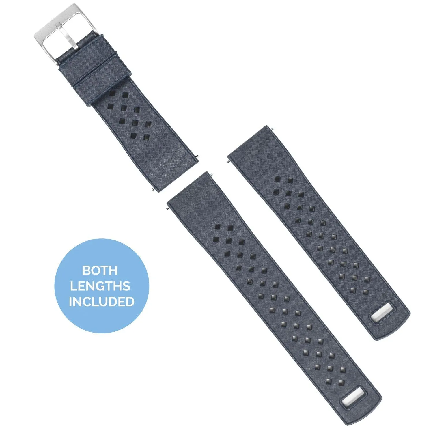 Fossil Sport | Tropical-Style 2.0 | Smoke Grey by Barton Watch Bands