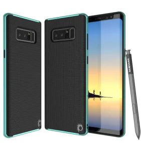 Galaxy Note 8 Hybrid 3-Piece Anti-Shock Dual Layer Bumper Case | Teal