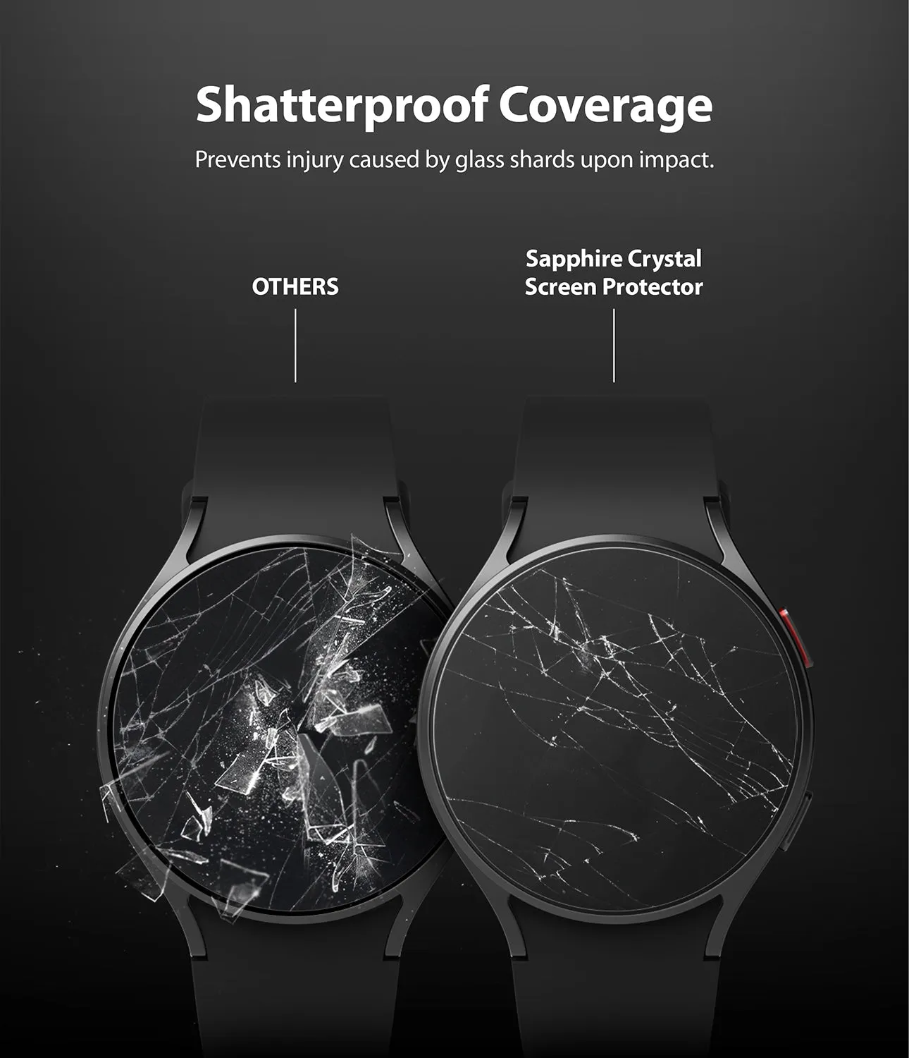 Galaxy Watch 5/4 44mm Screen Protector | Sapphire Crystal Glass