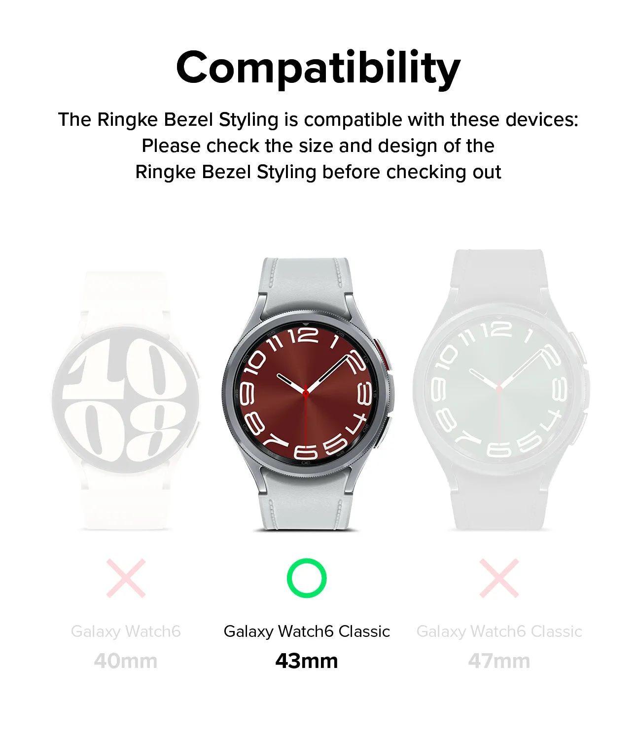 Galaxy Watch 6 Classic 43mm | Bezel Styling