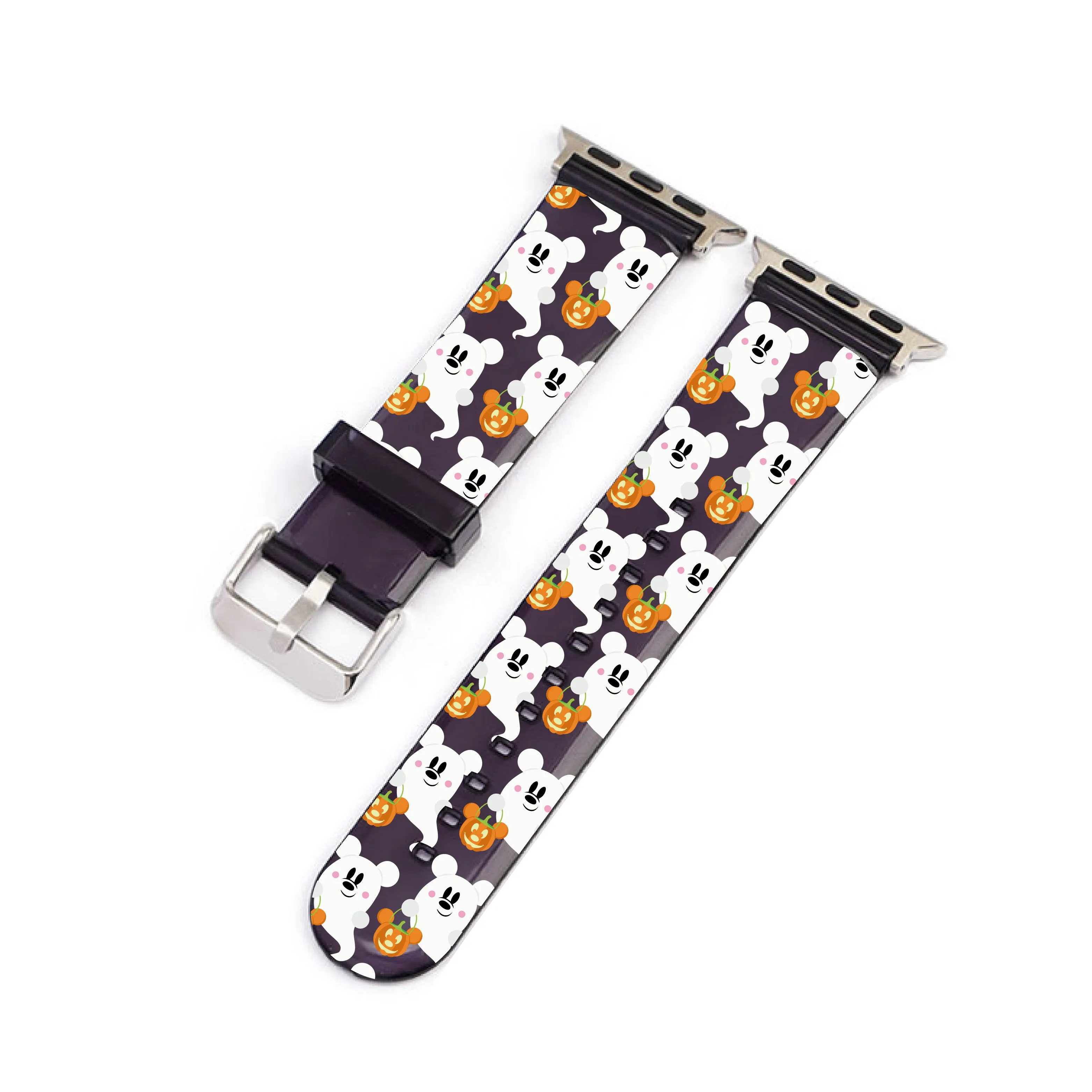 Ghoulish Mickey Black Smartwatch Strap