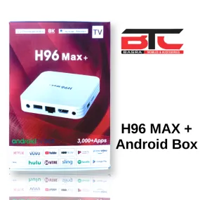 H96 MAX 4K ULTRA HD ANDROID TV BOX