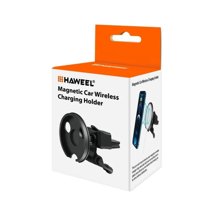 HAWEEL MagSafe Wireless Car Charger with Air Vent Mount for Effortless Charging