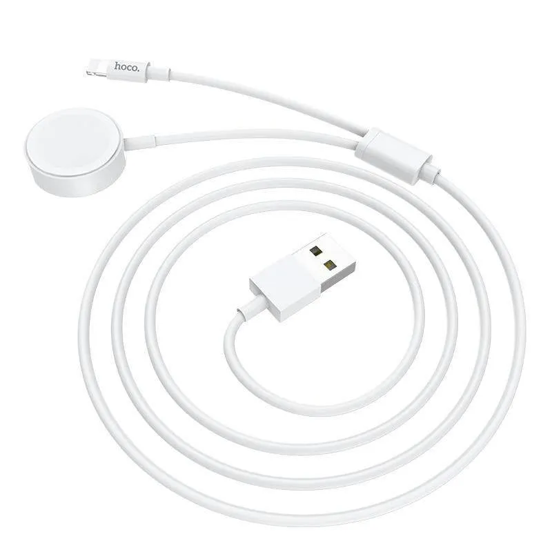 hoco. Cable USB to Lightning “U69 2-in-1” with wireless charger