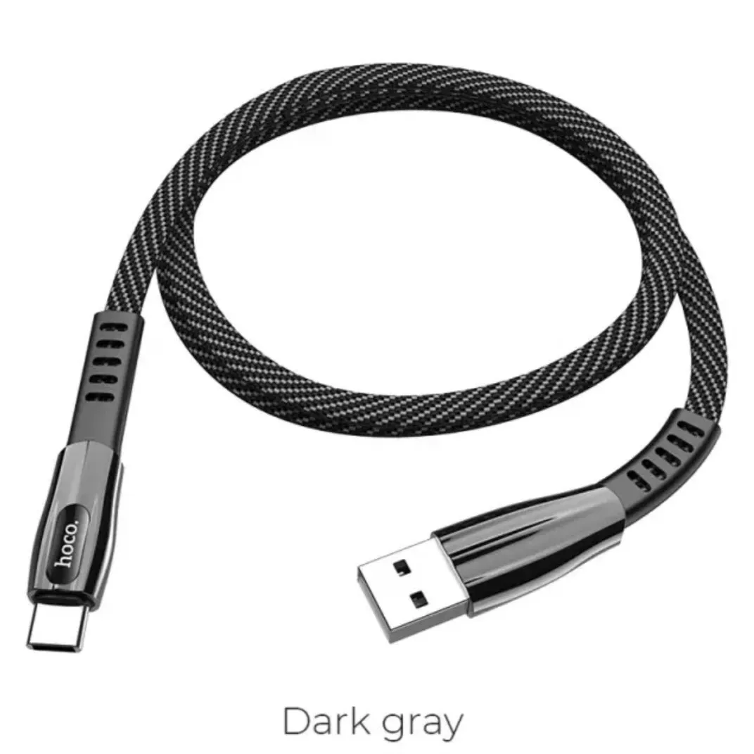 HOCO U70 Cable USB to Lightning Anti-Bending Charging Data Sync Cable