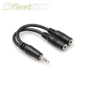 Hosa YMM-232 3.5 mm TRS to Dual 3.5 mm TRSF Y Cable Adaptor