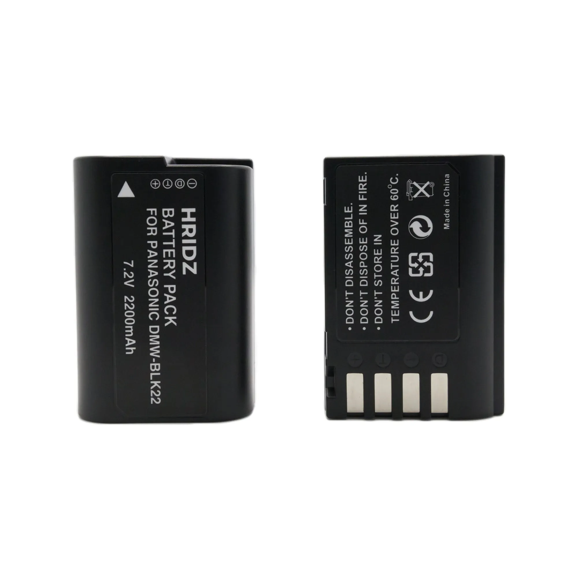 Hridz BLK22 Battery for Panasonic DMW-BLK22 and Panasonic Lumix