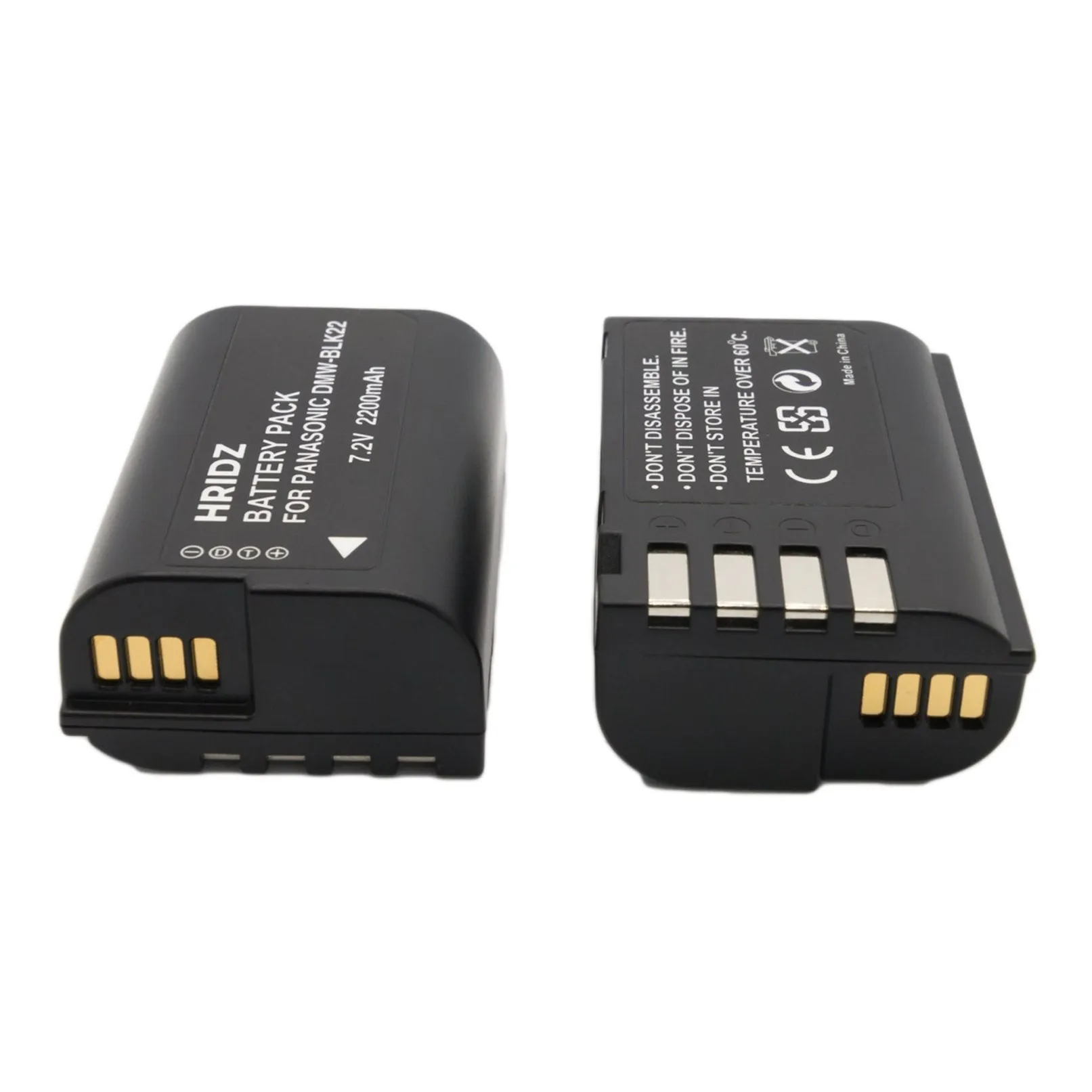 Hridz BLK22 Battery for Panasonic DMW-BLK22 and Panasonic Lumix