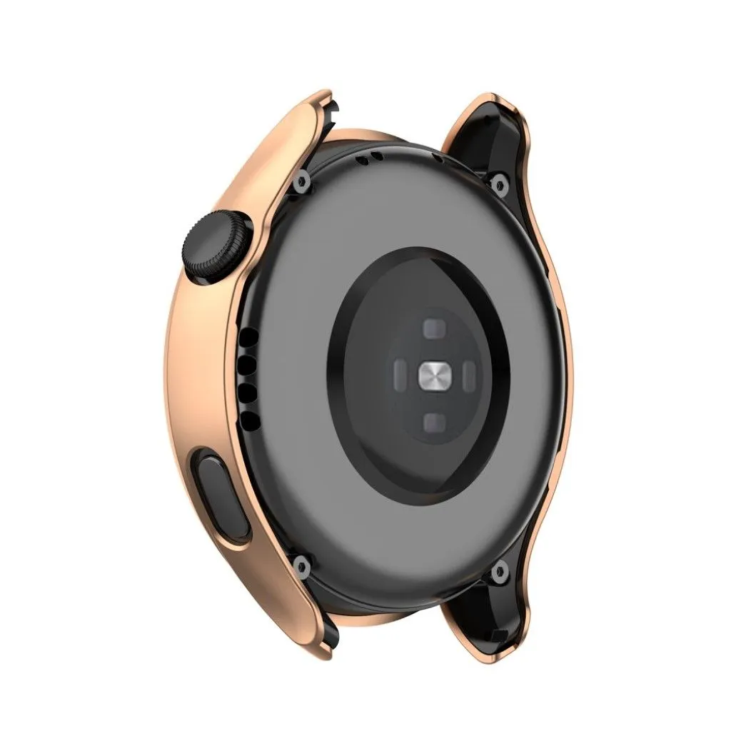 Huawei Watch 3 TPU cover   tempered glass - Rose Gold