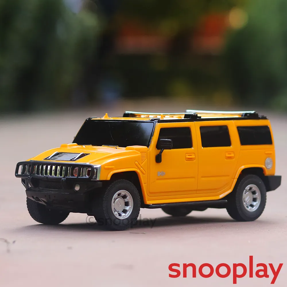 Hummer H2 Remote Controlled Toy Car (1:24) Scale Model (With Lights) - Assorted Colours