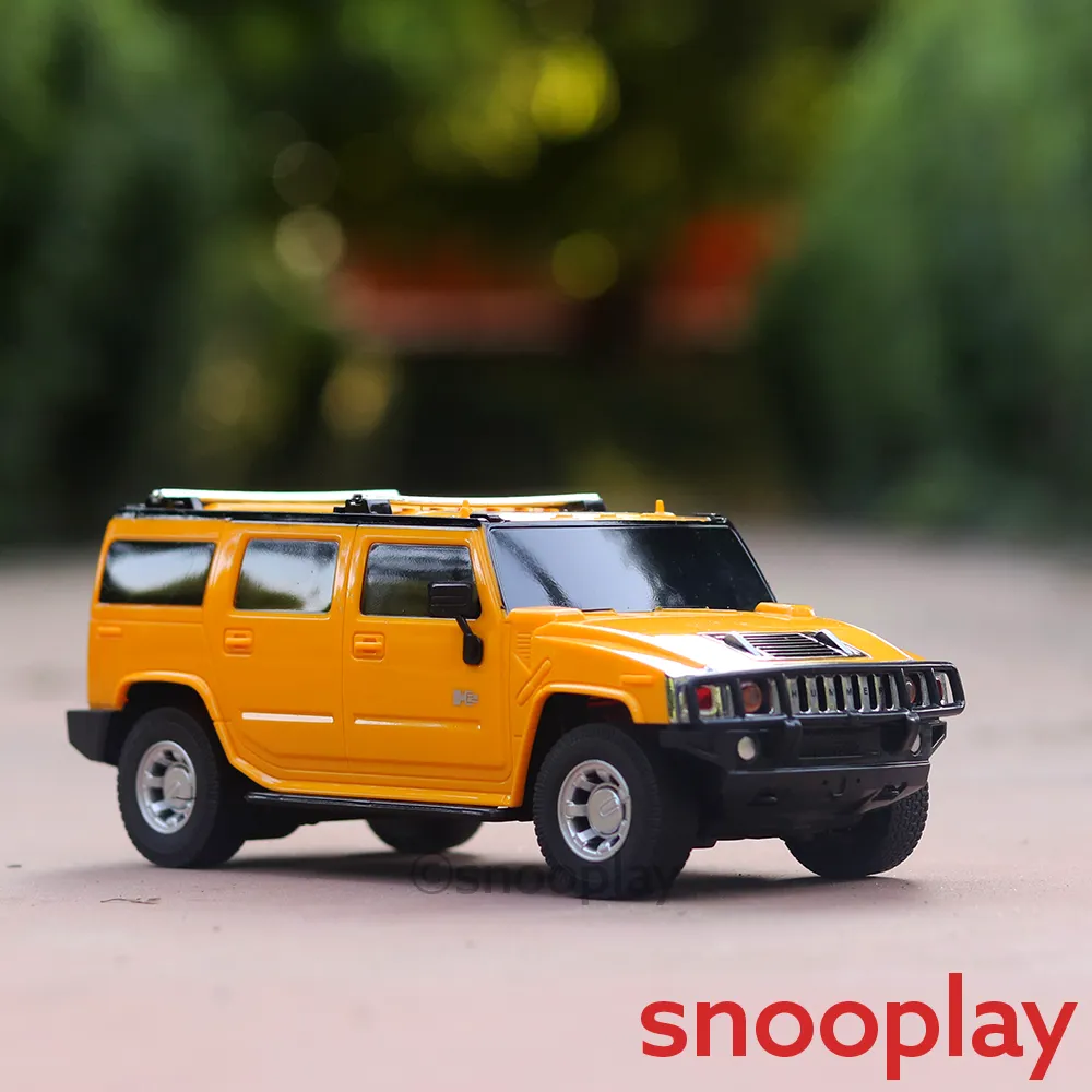 Hummer H2 Remote Controlled Toy Car (1:24) Scale Model (With Lights) - Assorted Colours