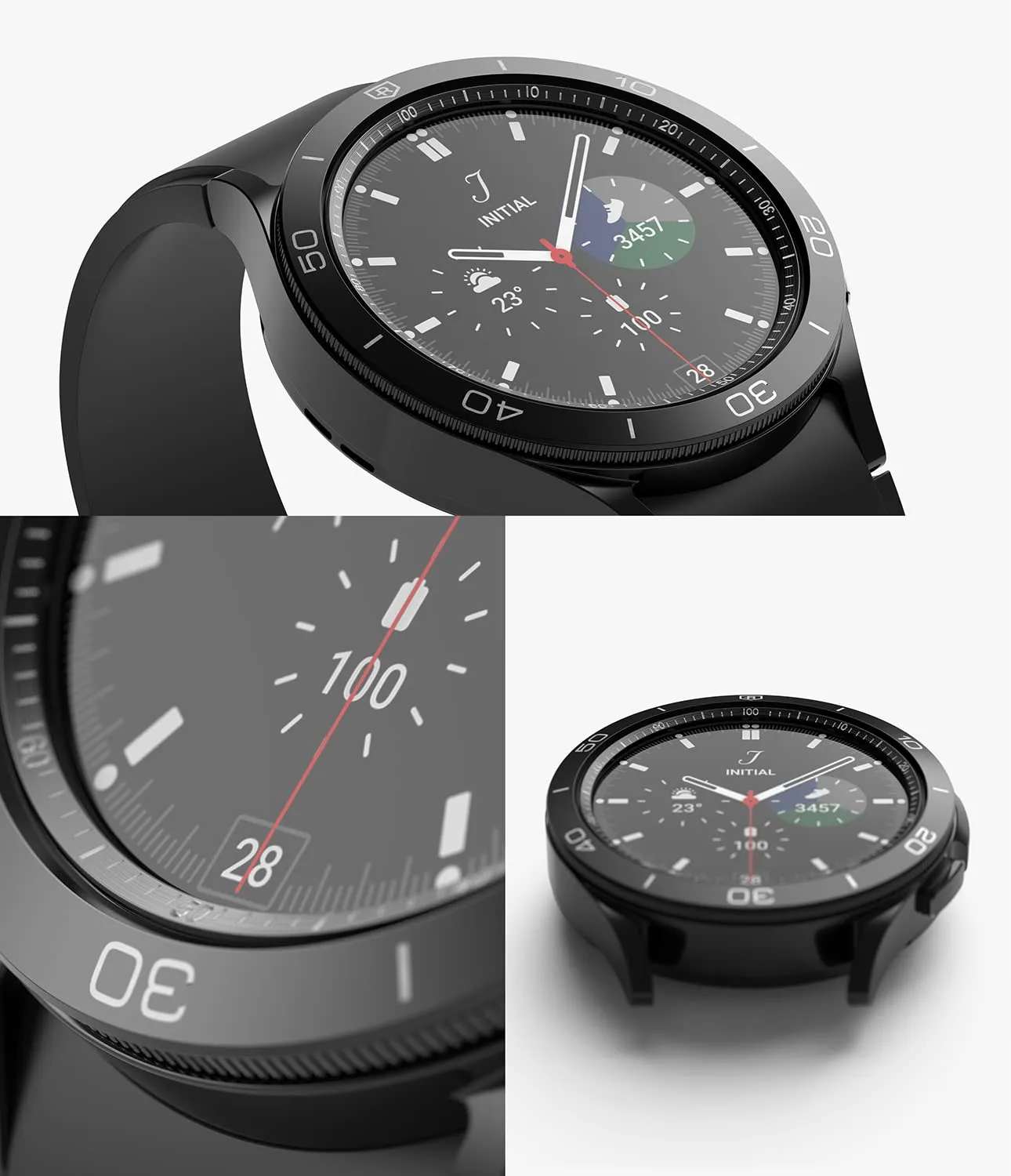 Inner Bezel Styling Galaxy Watch 4 Classic 42mm (Stainless Steel ) - Black 42-IN-02