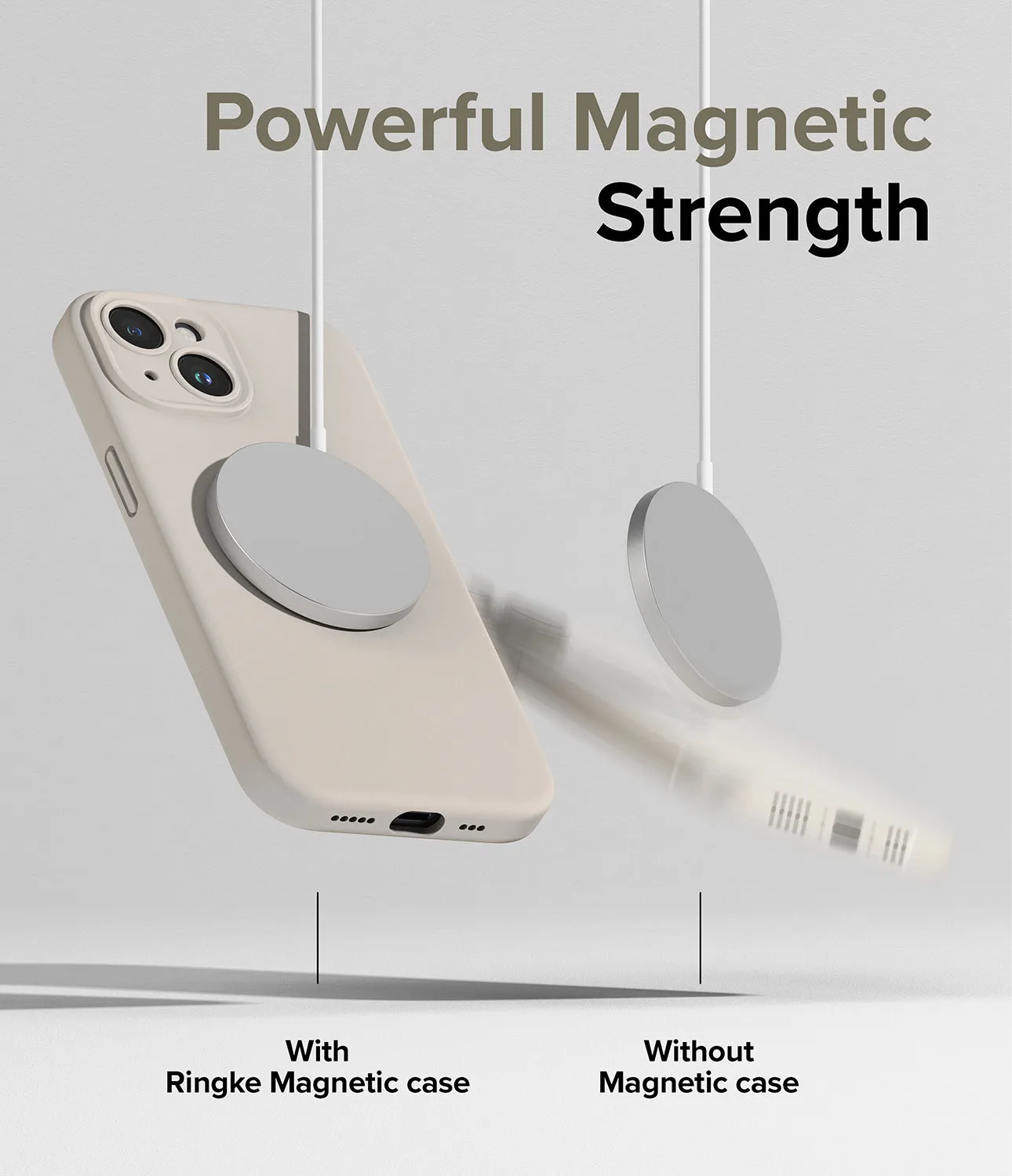 iPhone 15 Plus Case | Silicone Magnetic