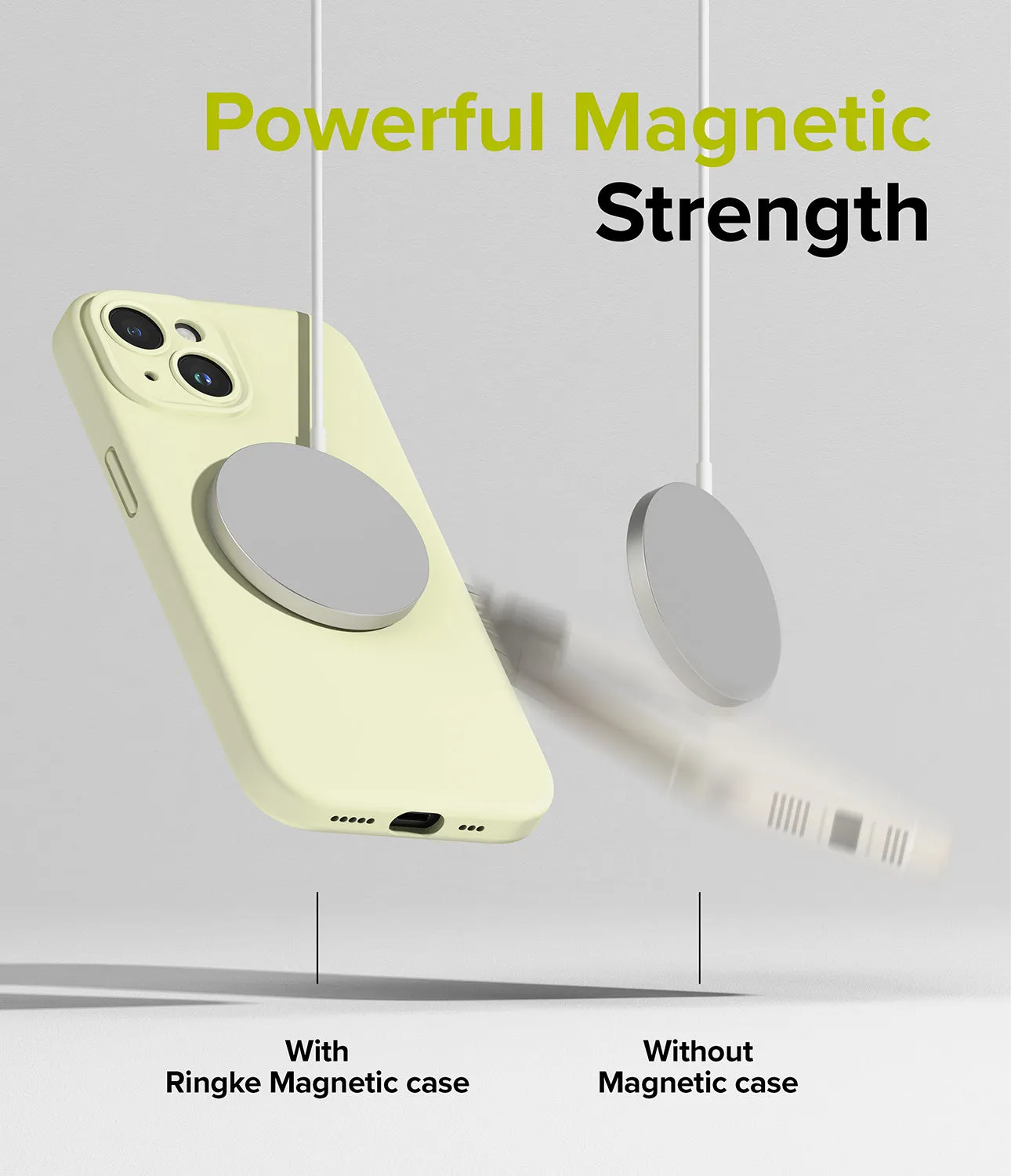 iPhone 15 Plus Case | Silicone Magnetic