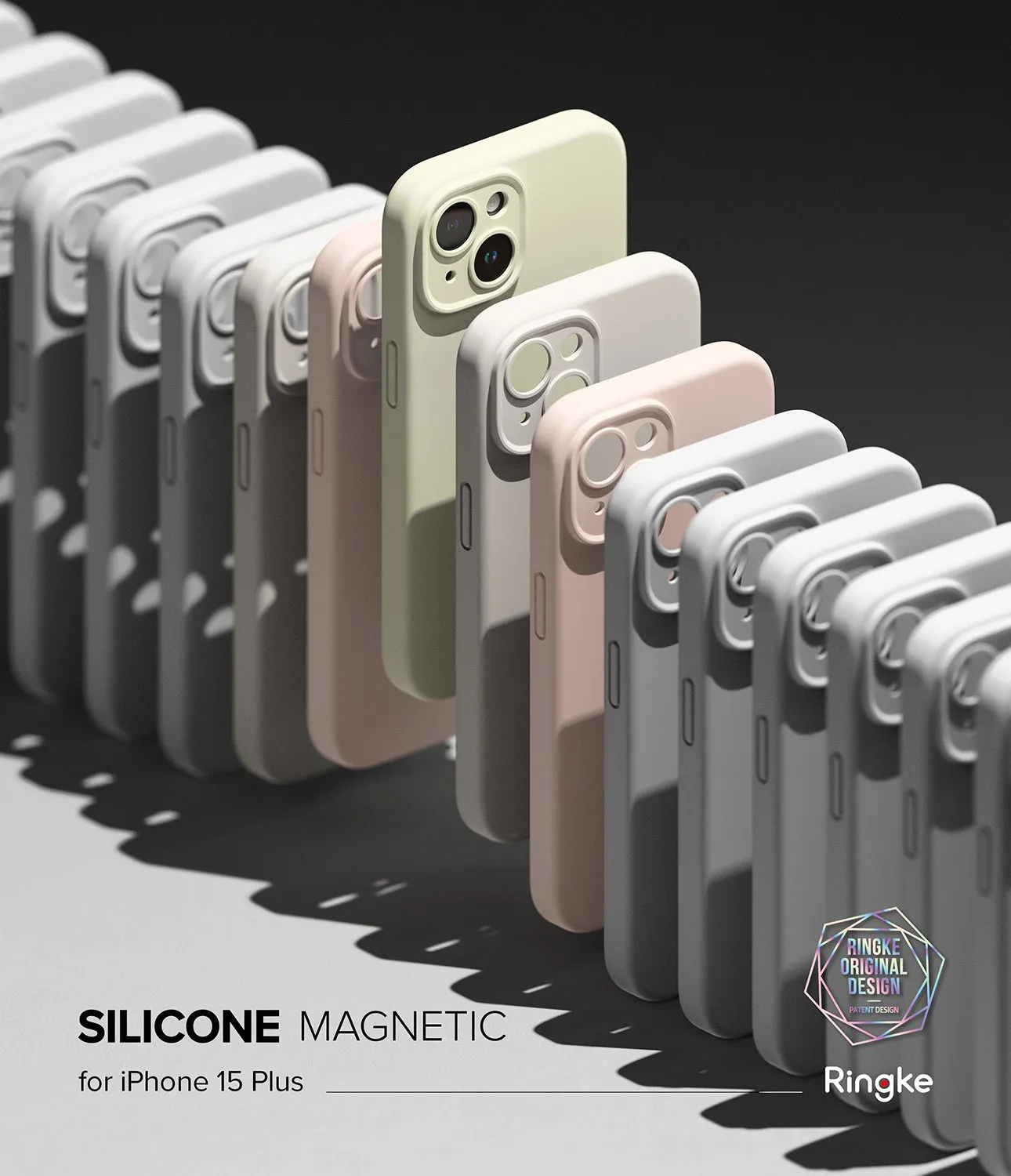 iPhone 15 Plus Case | Silicone Magnetic