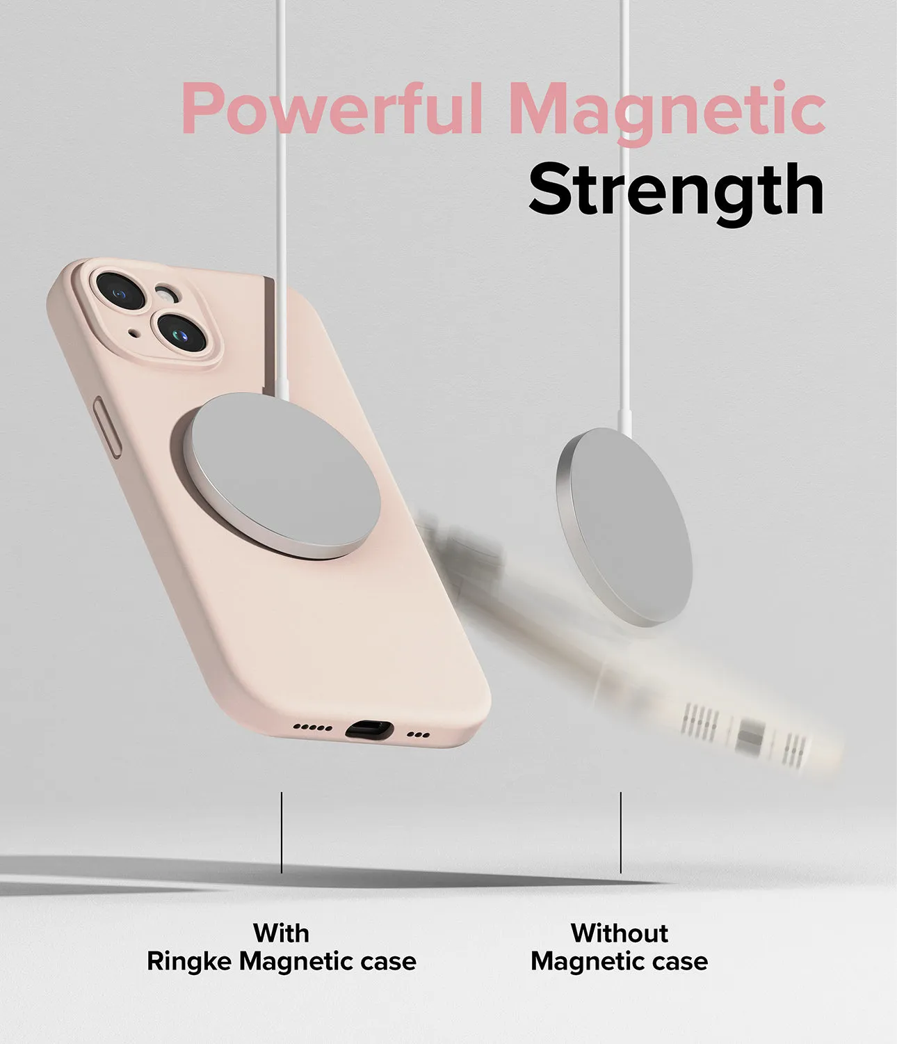 iPhone 15 Plus Case | Silicone Magnetic