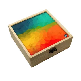 Jewellery Box Wooden Jewelry Organizer -  Multicolors Shades