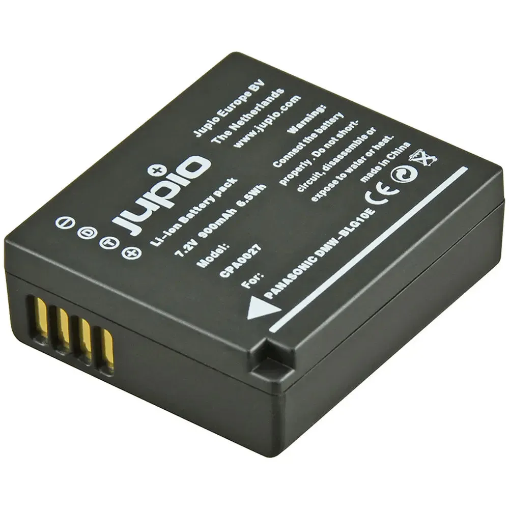 Jupio 2x Batteries 900mAh & USB Dual Charger Kit For Panasonic DMW-BLG10