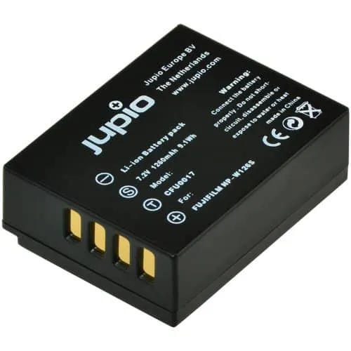 Jupio 2x NP-W126S Battery Kit (1260mAh) Includes USB Duo Charger