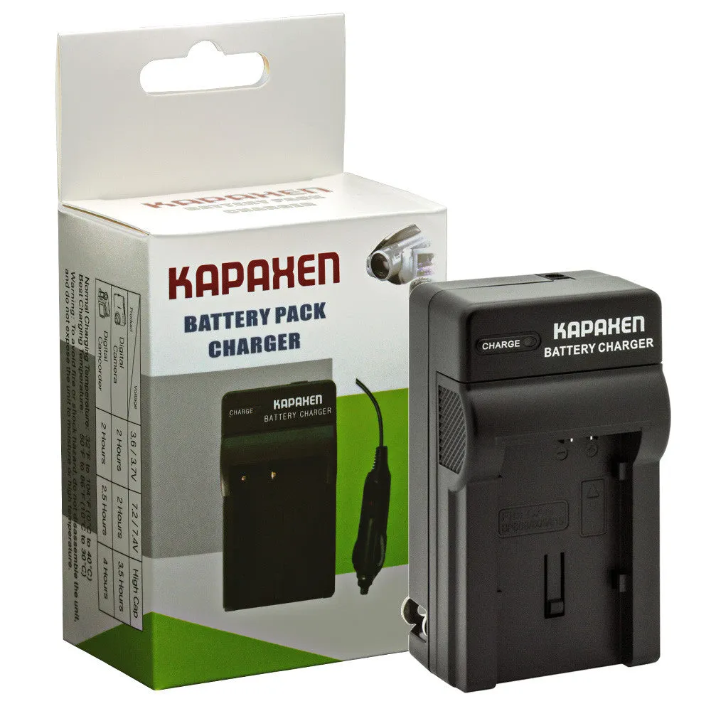 Kapaxen™ CG-800 Charger Kit for Canon BP-808, BP-819, BP-827, BP-828 Batteries