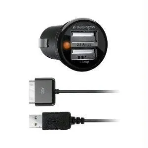 Kensington Computer Powerbolt(tm) Duo Car Charger