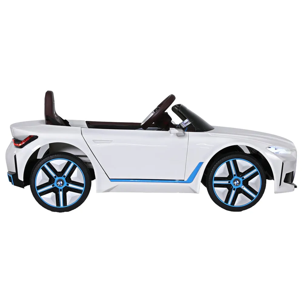 Kids Ride On Car BMW Licensed I4 Sports Remote Control Electric Toys 12V - White